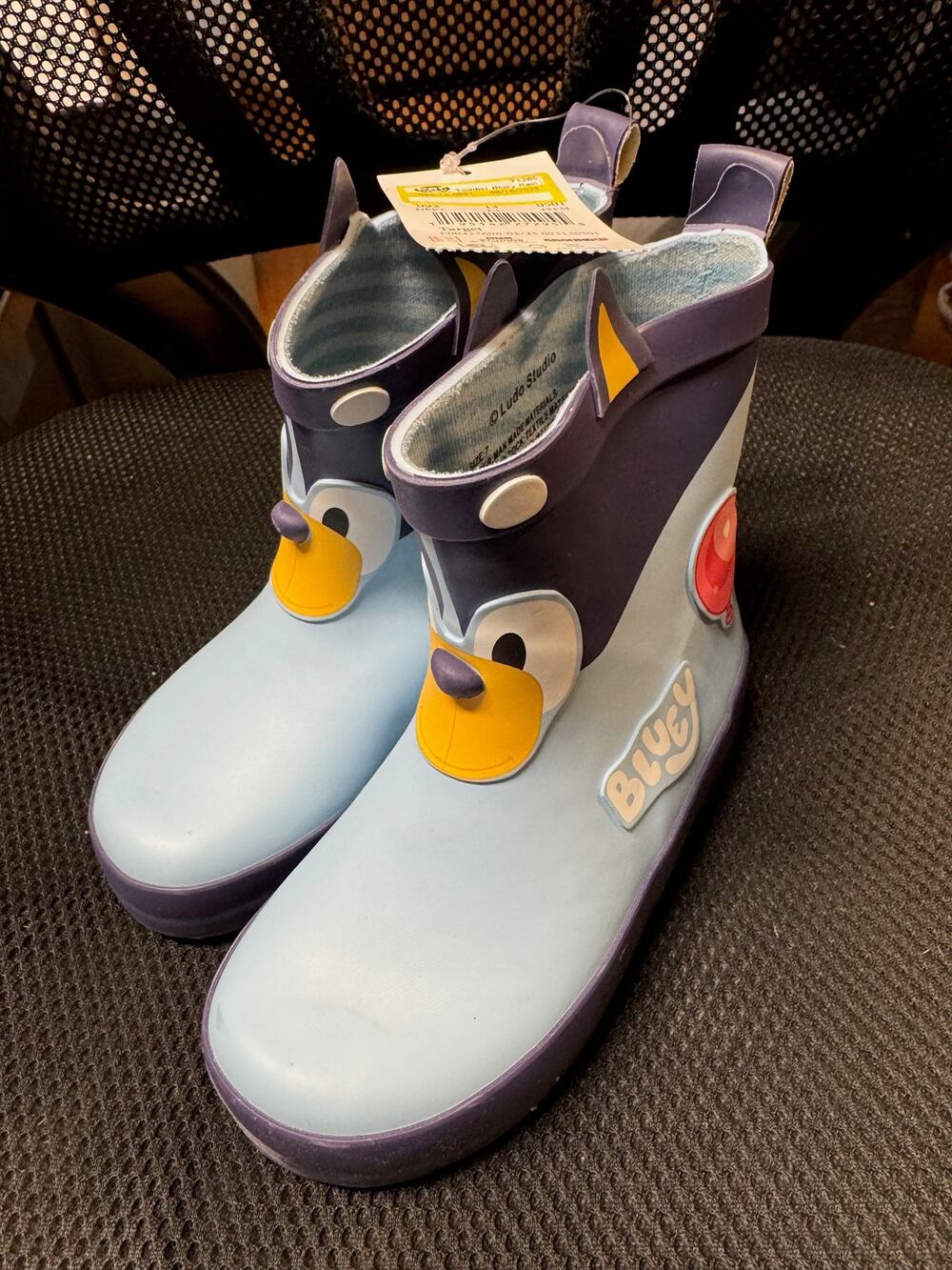 NWT Bluey Toddler Rain Boots - Size 7